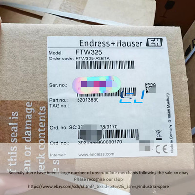 Brand new E+H Endress+Hauser FTW325-A2B1A Signal Converter FTW325-A2B1A