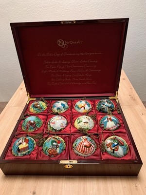 Handbemalte Weihnachtskugeln von Susan Winget Ne Qwa Art
