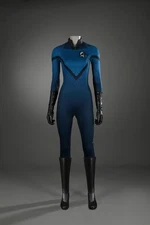 Fantastic Four 2005 Invisible Woman Costume Outfit Halloween Suit