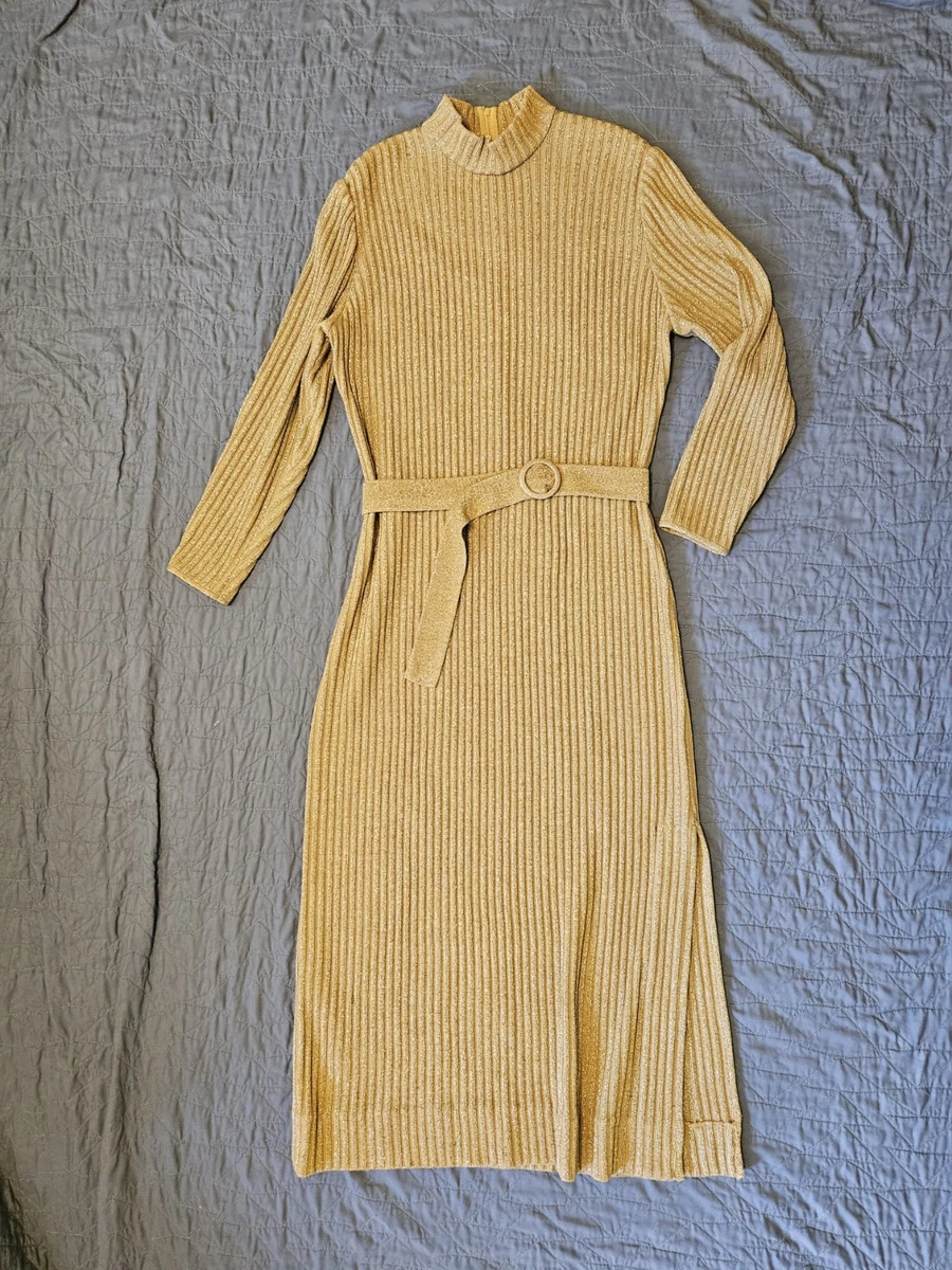 Gold Sweater Vintage Dresses for Women for sale | eBay