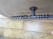  Iron Steampunk Industrial Vintage Curtain Pole 
