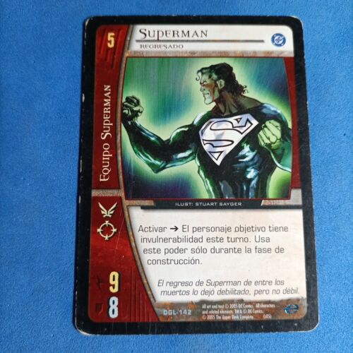 'SUPERMAN' - DC VERSUS SYSTEM TRADING CARD. UPPER DECK 2005 - Imagen 1 de 1