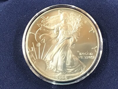 1995 American Silver Eagle Brilliant Uncirculated One Troy Ounce