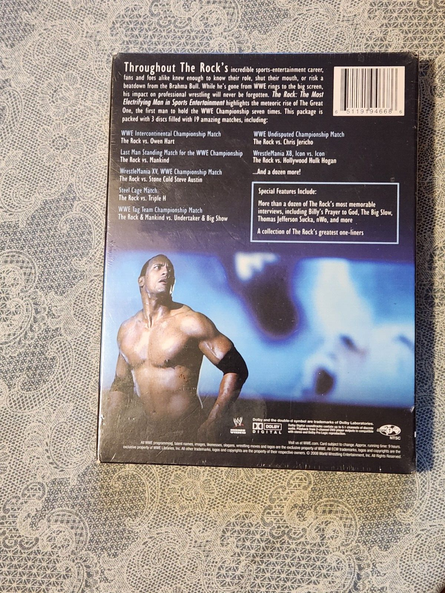 The Rock: WWE Home Entertainment. Dwayne Johnson. Three disc