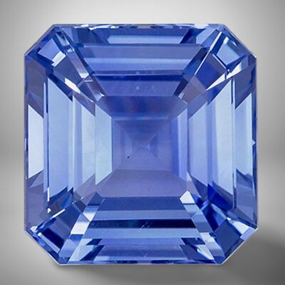 Blue Sapphire Octagon Cut Gemstone 8.1 Cts - 14 mm VVS Precious Jewelry Gem