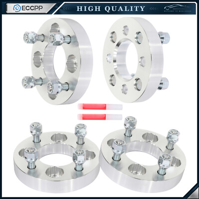 4 Pcs 1'' 4x100 to 4x108 Conversion Wheel Adapters 12x1.5 For Honda Civic Accord
