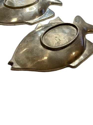 MCM Peltro a Forma di Pesce Vassoio da Servizio Piatto 11” Messico - Foto 7 di 10