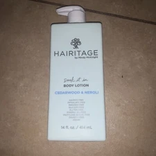 1 x Hairitage Body Lotion CEDARWOOD & NEROLI Vegan Sulfate Free 14fl oz