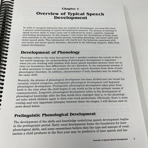 Preschool Motor Speech Evaluation & Intervention Margaret Earnest VG Spiral Bnd - Imagen 9 de 24