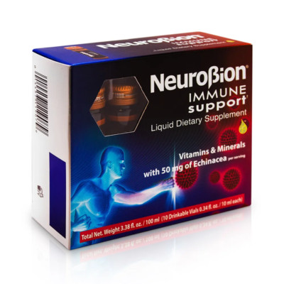 NEUROBION - IMMUNE SUPPORT - LIQUID DIETARY SUPPLEMENT - 10 VIALS