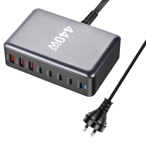 HAINA 440w USB C Charger Station Multi ports PD Fast Charging for iPhone huawei - Picture 2 of 16