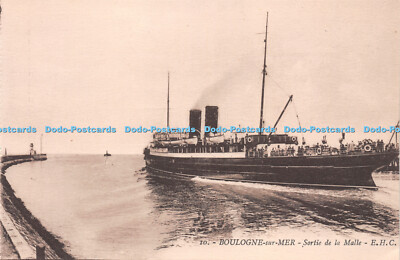 R254232 10 Boulogne sur Mer Sortie de la Malle E H C