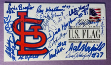 SIGNED ST. LOUIS CARDINALS LEGENDS (17 SIGS) FDC AUTOGRAPHED FIRST DAY COVER 
