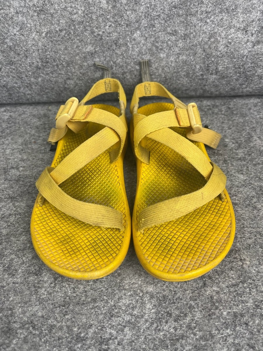 Chaco Z1 Sport Classic Sandals Women's Single Strap Solid Yellow