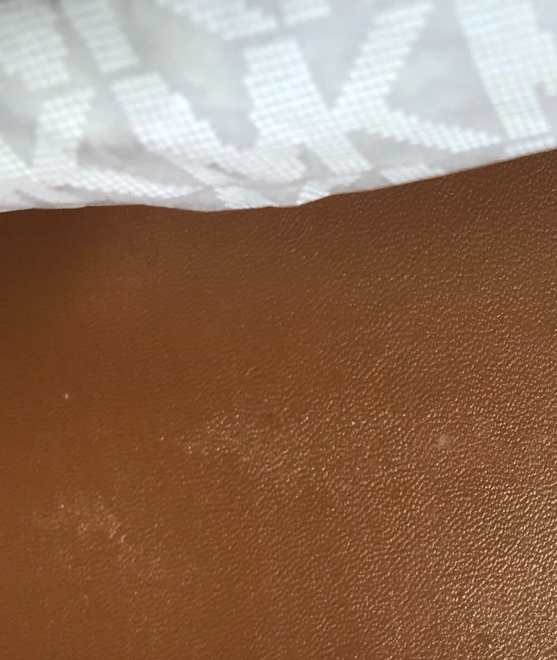 Michael Michael Kors Womens Bradshaw Striped Messenger Bag Brown Defected - Image 4 of 4