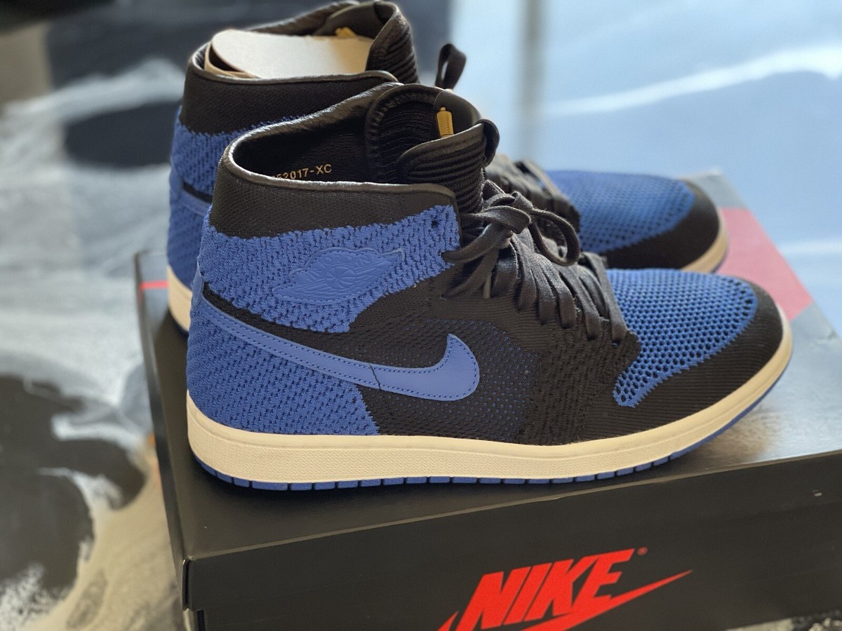 Air Jordan 1 Retro HighOG Flyknit Royal Men\'s Size 12 Jordan 1 Retro High OG Hyper Royal Men main image 4