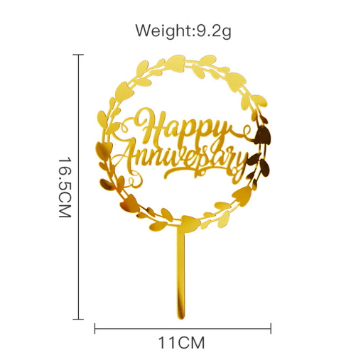 1pcs Fashion Happy Birthday Wedding Cake Topper Party Supply Event Decoration - 第 24/25 張圖片