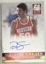2013-14 Panini Elite All-Time Greats Signatures /75 Ralph Sampson #15 Auto HOF