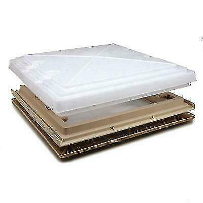 Caravan Motorhome MPK 400x400 Roof Light & Blind - Beige Surround