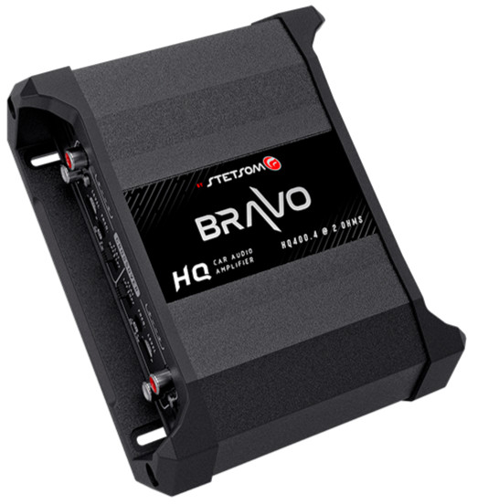Цифровой многоканальный автомобильный усилитель звука Stetsom Bravo HQ4004 - 2 Ом 17190₽