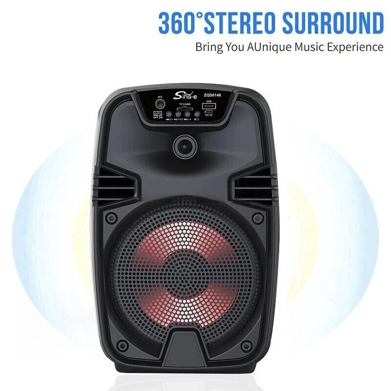 Cassa Bluetooth 5.3 Portatile Notabrick 15W | Stereo, IPX6 Impermeabile, Nera A Cubo