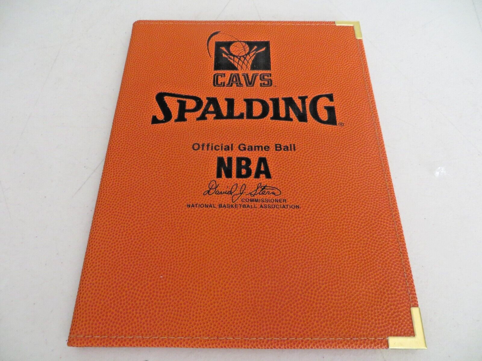 Spalding Official Game Ball NBA Notebook Notepad Basketball CLEVELAND CAVALIERS
