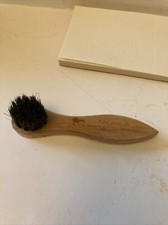 Wood Bristle Brush Shoe Boot Polish Cleaning Dauber Western Germany Vtg 4 3/4  