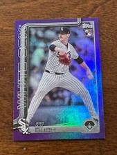 2025 Topps Series 1 Ky Bush Purple Rainbow Foil /250 Chicago White Sox