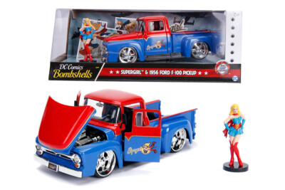 Jada 1:24 DC Comics Bombshells Supergirl / 1956 Ford F-100 Pickup Nr. 131