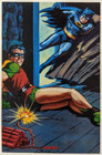 Batman Robin Comic Poster Art PROMO Original Pin-Up Bob Powell Norm Saunders