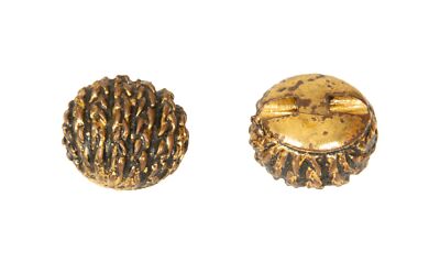 Set of 4 Metal Round Buttons with Sewing Shaft mm.19 x 19 x 13 mm articol