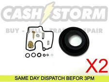 2 X Suzuki VL 1500 Intruder 1998-2004 Carb Carburettor Diaphragm Repair Kit