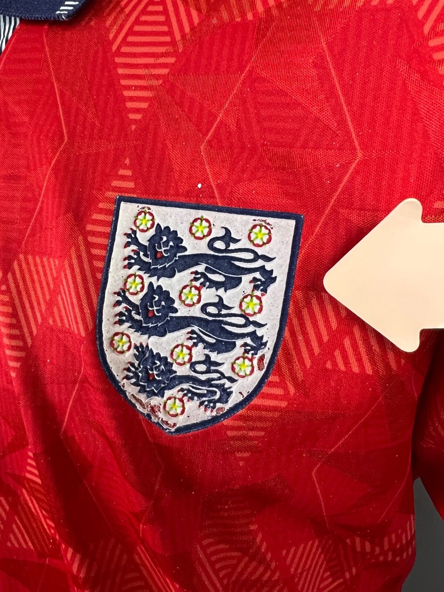 ENGLAND 1990 1992 AWAY SHIRT FOOTBALL SOCCER JERSEY UMBRO