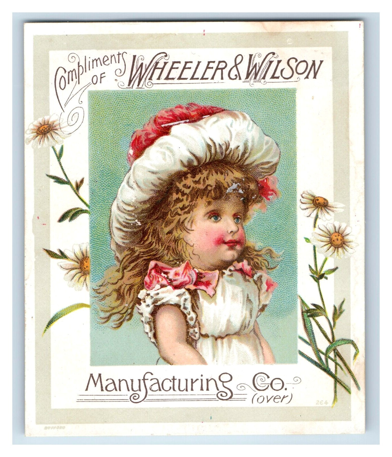 1880s Wheeler & Wilson Mfg. Co. Adorable Child Set Of 3 P179