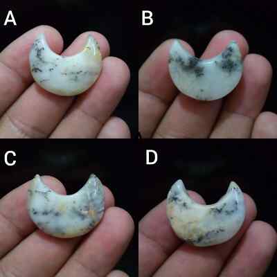 Unique Dendrite Opal Moon Cabochon Loose Gemstone For Making Pendant and Jewelry