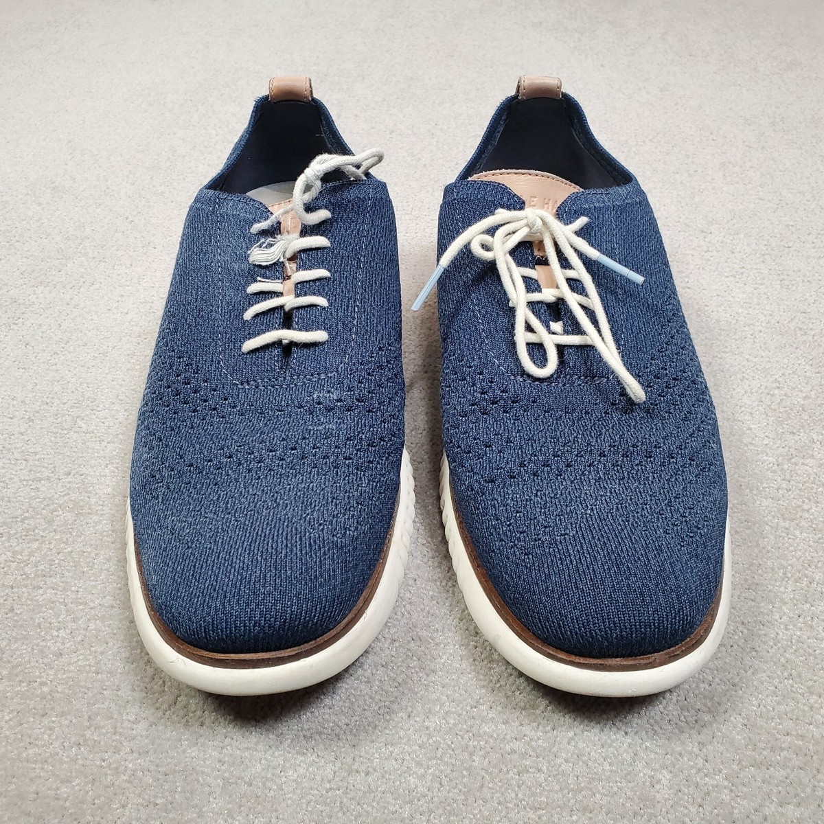 Cole Haan Shoes Mens 11 M Blue 2.ZeroGrand Wingtip Oxford