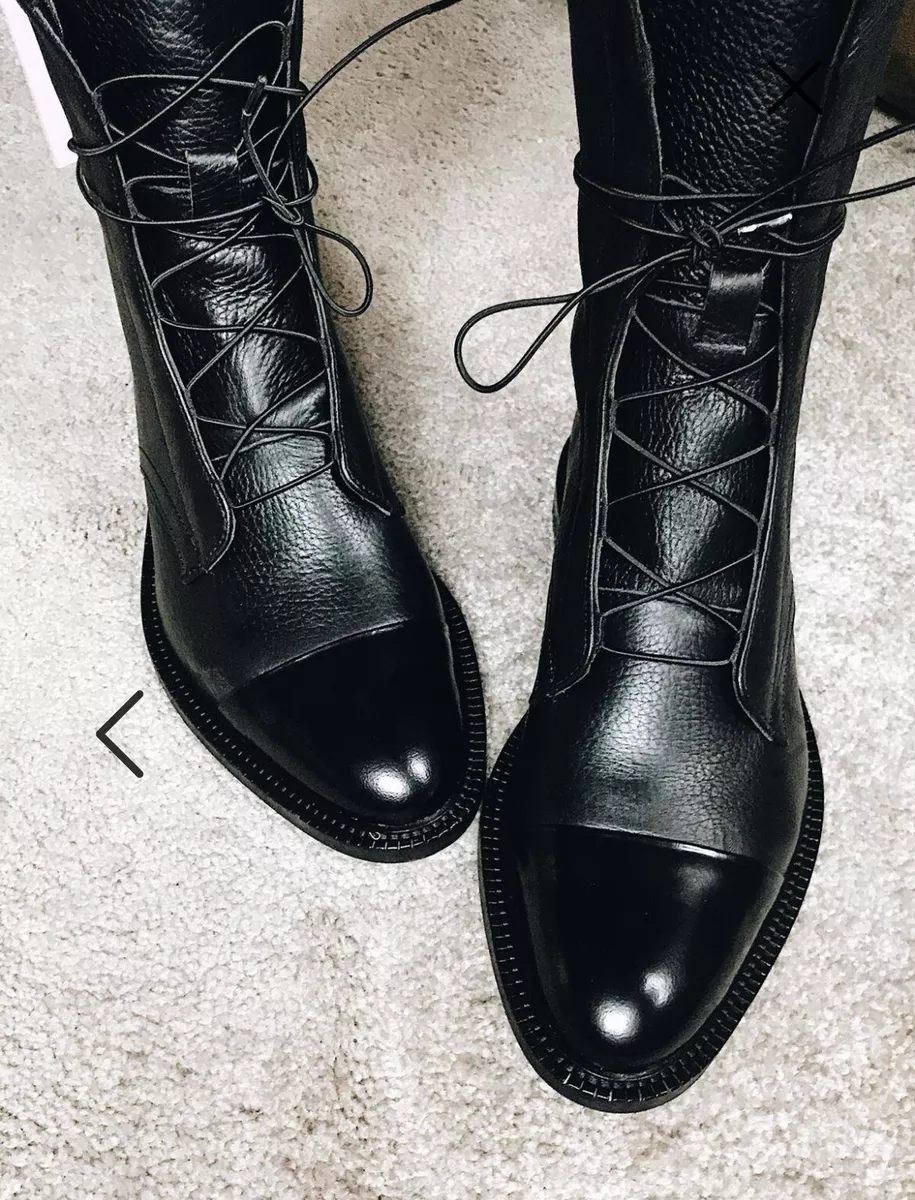 Inch2 leather brogue boots hot sale