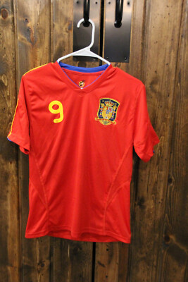 Fernando Torres #9 Spain (España) National Team Home Jersey