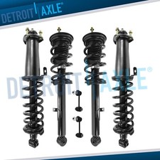 RWD Front Rear Struts w/ Coil Spring Assembly Sway Bars for Lexus IS250 IS350