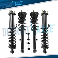RWD Front Rear Struts w/ Coil Spring Assembly Sway Bars for Lexus IS250 IS350