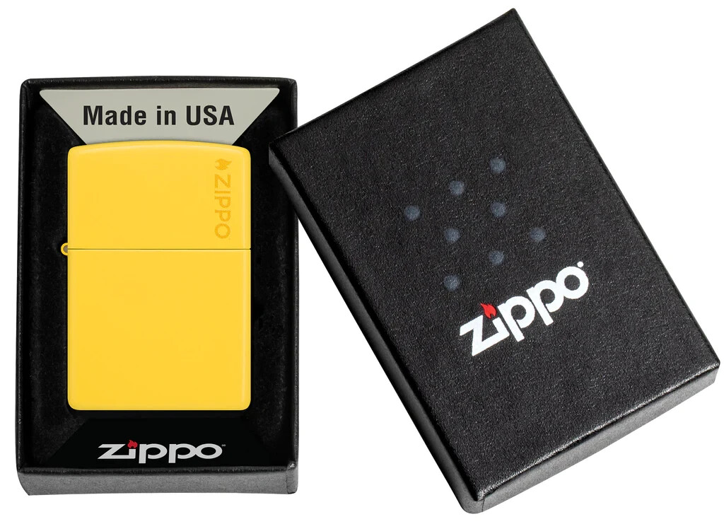 Zippo 46019ZL, Classic Sunflower Finish Lighter With Zippo Logo, Full Size, NEW