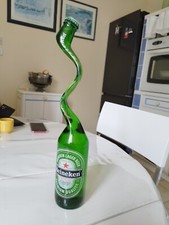 bouteille collector HEINEKEN VERRE PLEINE HAUTEUR 35CM