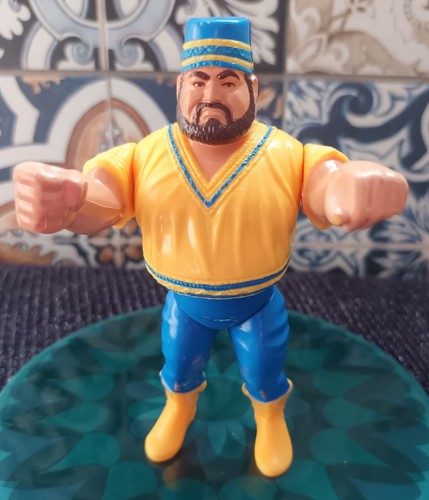 Hasbro 1990 WWF/WWE Series 1 Akeem wrestling figur...