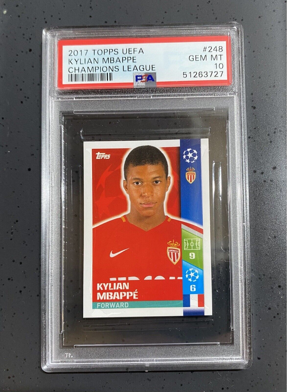 Figurinha Do Craque Mbappe, Uefa 2017/2018 Iniciante