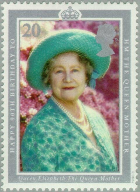 Queen Elizabeth The Queen Mother 記念 GREAT BRITAIN -1990- Queen Elizabeth - Queen Mother's 90th