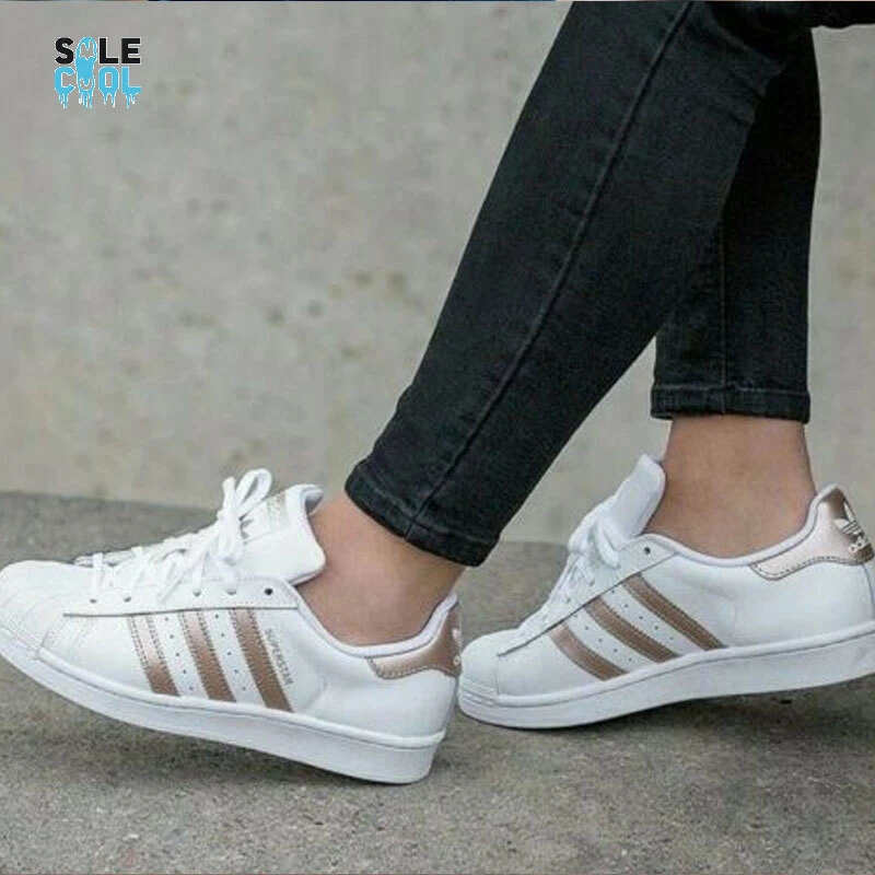 adidas Superstar Lace Up Womens Sneakers Shoes Casual CG5463 eBay