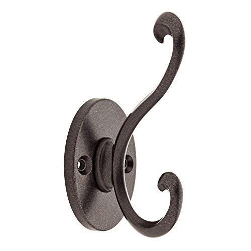 Liberty B34052C-CO 3 13/16" Coco Bronze Scroll Double Coat, Hat, Robe Hook - Picture 1 of 1