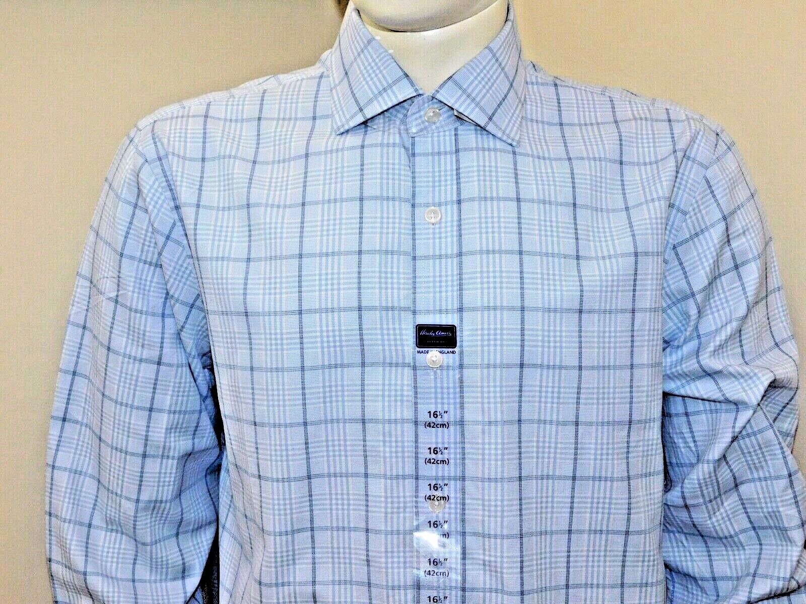 FILA HARDY AMIES L S MENS SHIRT100% SUPERIOR COTTON 80s SAVILLE ROW 5 SIZES BNWT