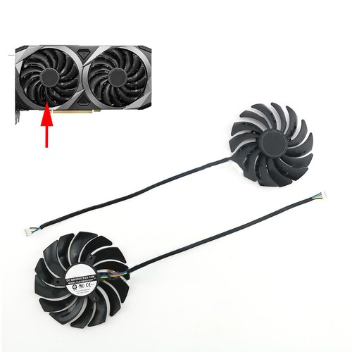 Ventilador de refrigeración PLD10010B12HH para tarjeta gráfica MSI RX6700XT RX6600XT MECH 2X - Imagen 7 de 9