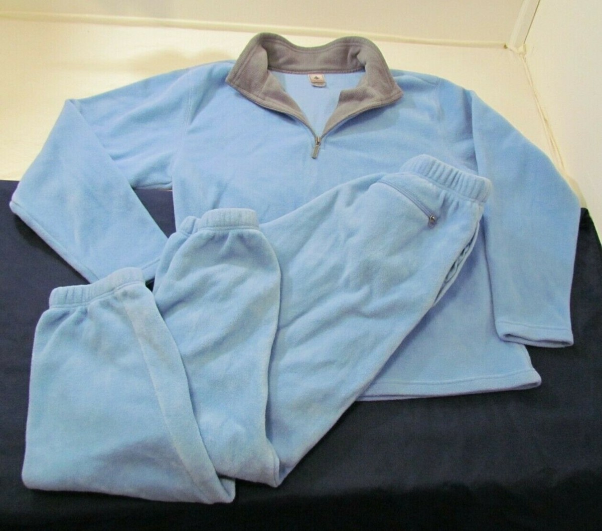 Foot Locker Combo Set Pants-M/Pullover-Large Baby Blue 100